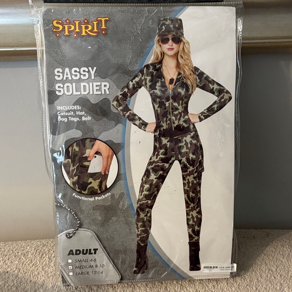 Spirit Camouflage Jumpsuit with Accessories